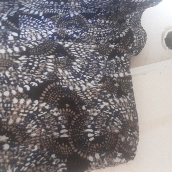 Nwot Larry Levine Blouse Hardware Roll Tab Sz 3X - Picture 4 of 9